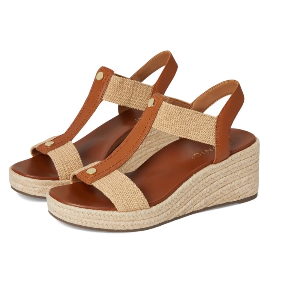 Vionic Women's Calera Espadrille Wedge Sandal shoes size 10 wide